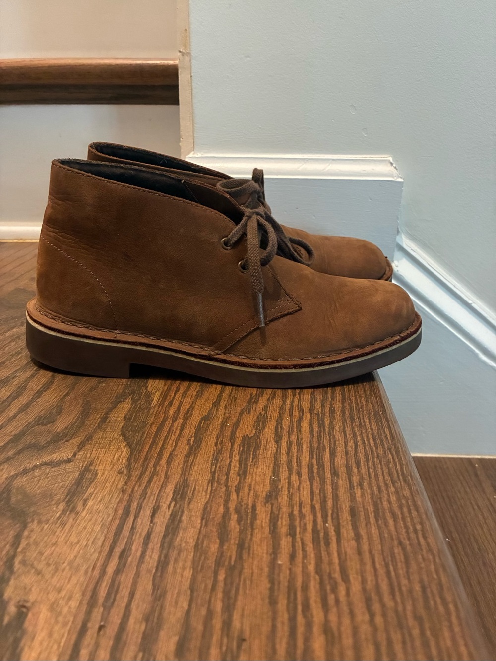 Clark’s Men's Brown Suede Boots - Casual Lace-Up 6.5(M) US - Picture 4 of 4